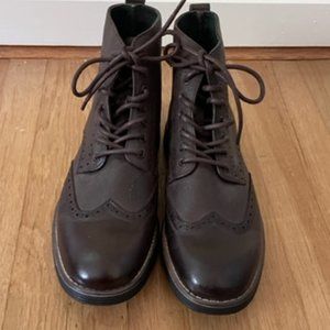 Men's dark brown Clarks Collection dress boots size 10.5